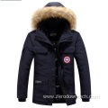 winter windproof padded quilted lining fleece men coats